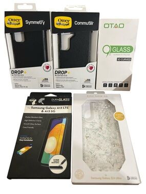 Samsung Case Bundle of 5, OtterBox + Rifle Paper Co + Screen‎ Protector